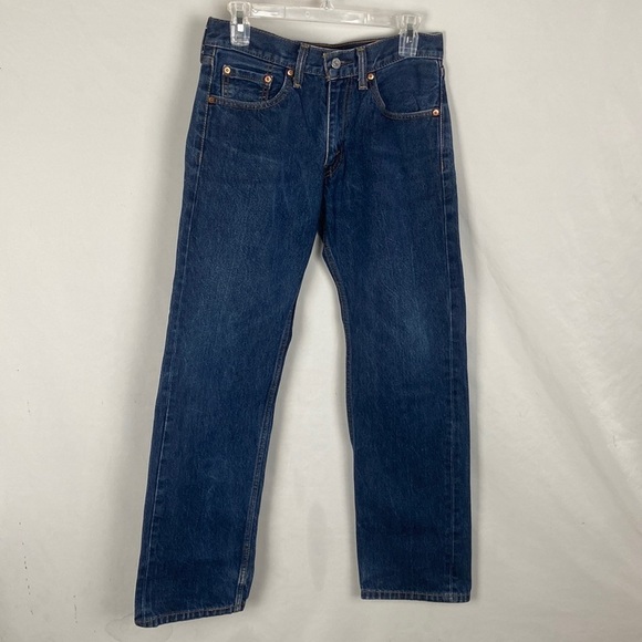 EUC Levi’s 505 Straight Leg Classic Fit Medium Wash Jeans -Size 30x30 - Picture 2 of 7